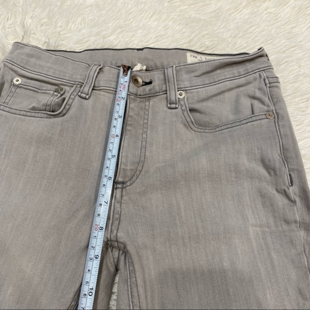 rag & bone Skinny Jeans in Olive Gray - Picture 14 of 14